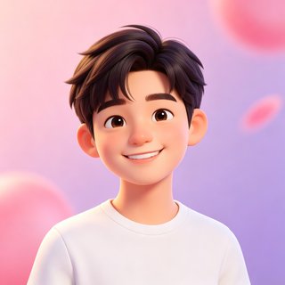 meimodu 阳光学长 AI 人设 3D 卡通头像